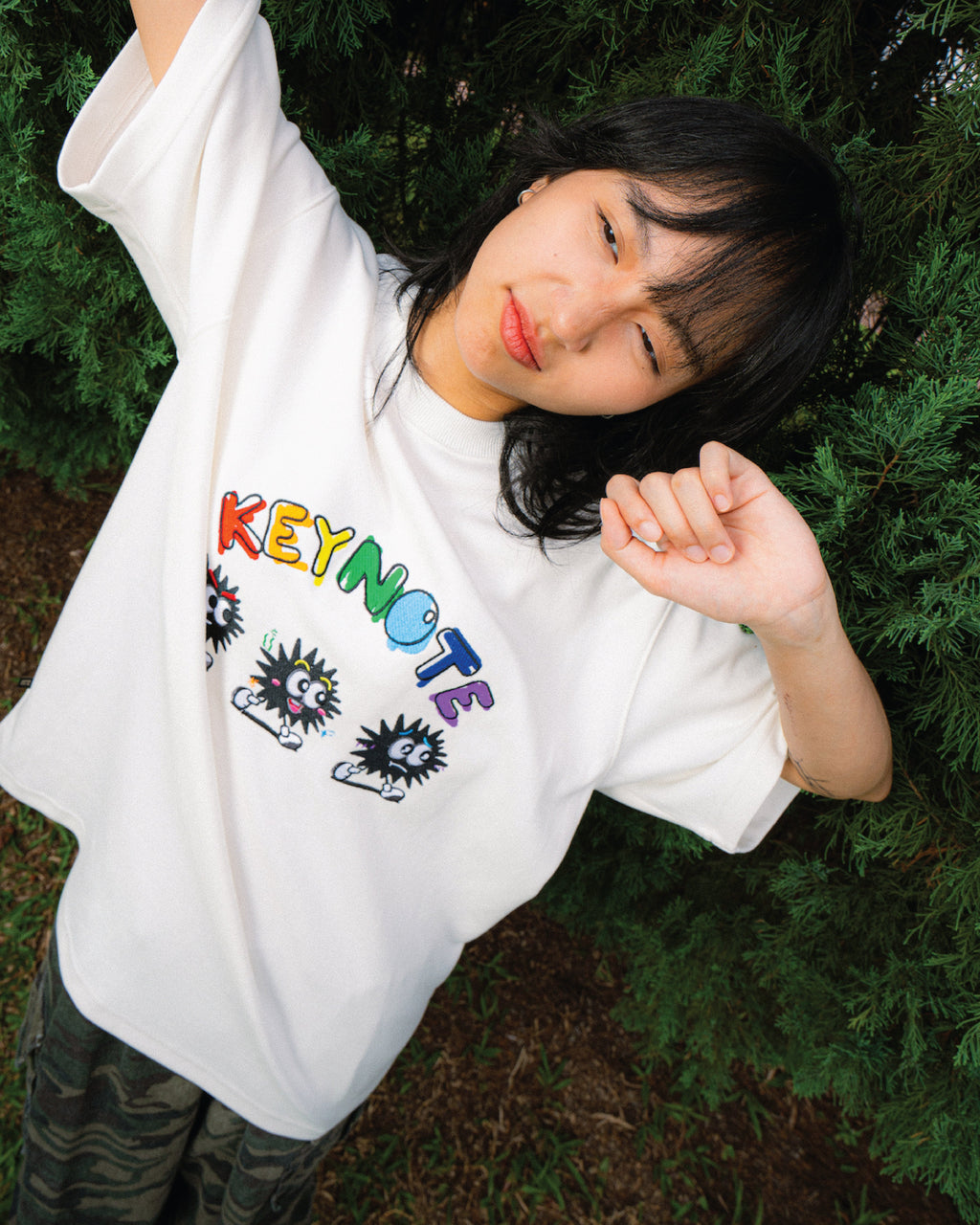 KEYNOTE | Emocean Tee White - SWAGANZ