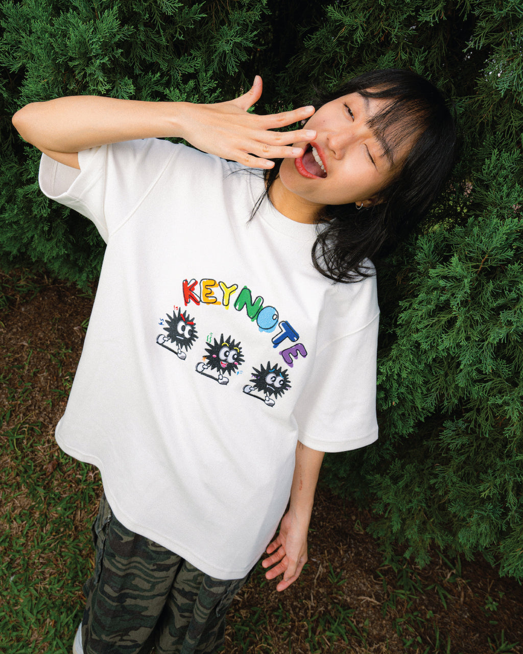 KEYNOTE | Emocean Tee White - SWAGANZ