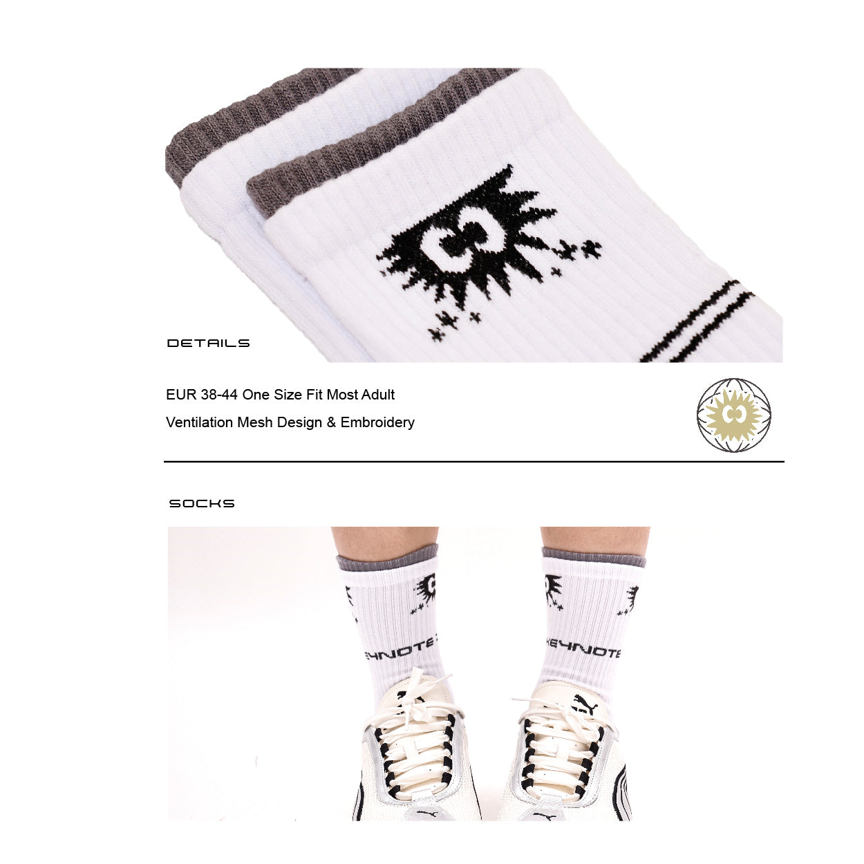 KEYNOTE | Sport Club Duo-Layer Socks - SWAGANZ