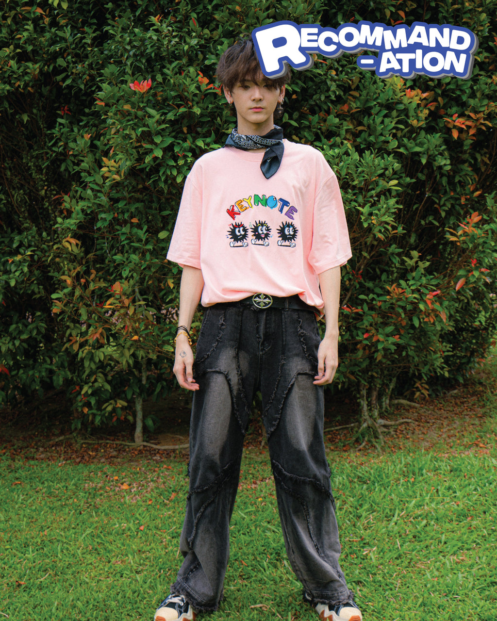 KEYNOTE | Emocean Tee Pink - SWAGANZ