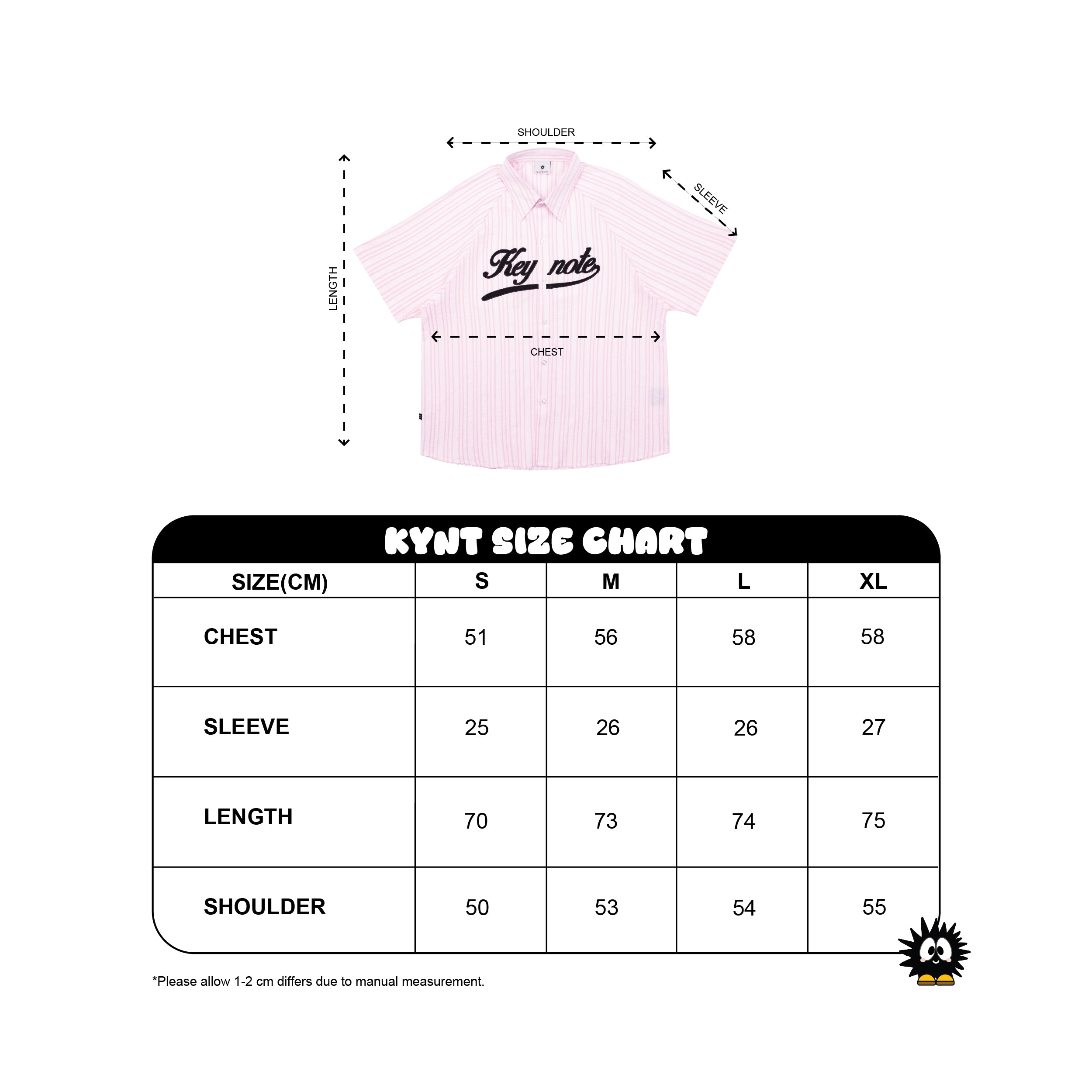 Logo Striped Shirt Pink