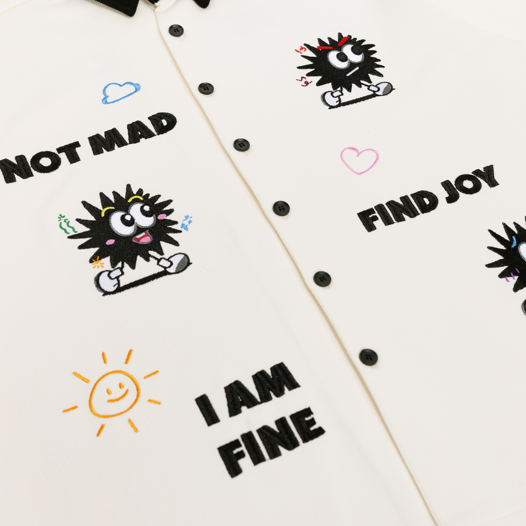 KEYNOTE | Emocean Shirt Cream - SWAGANZ