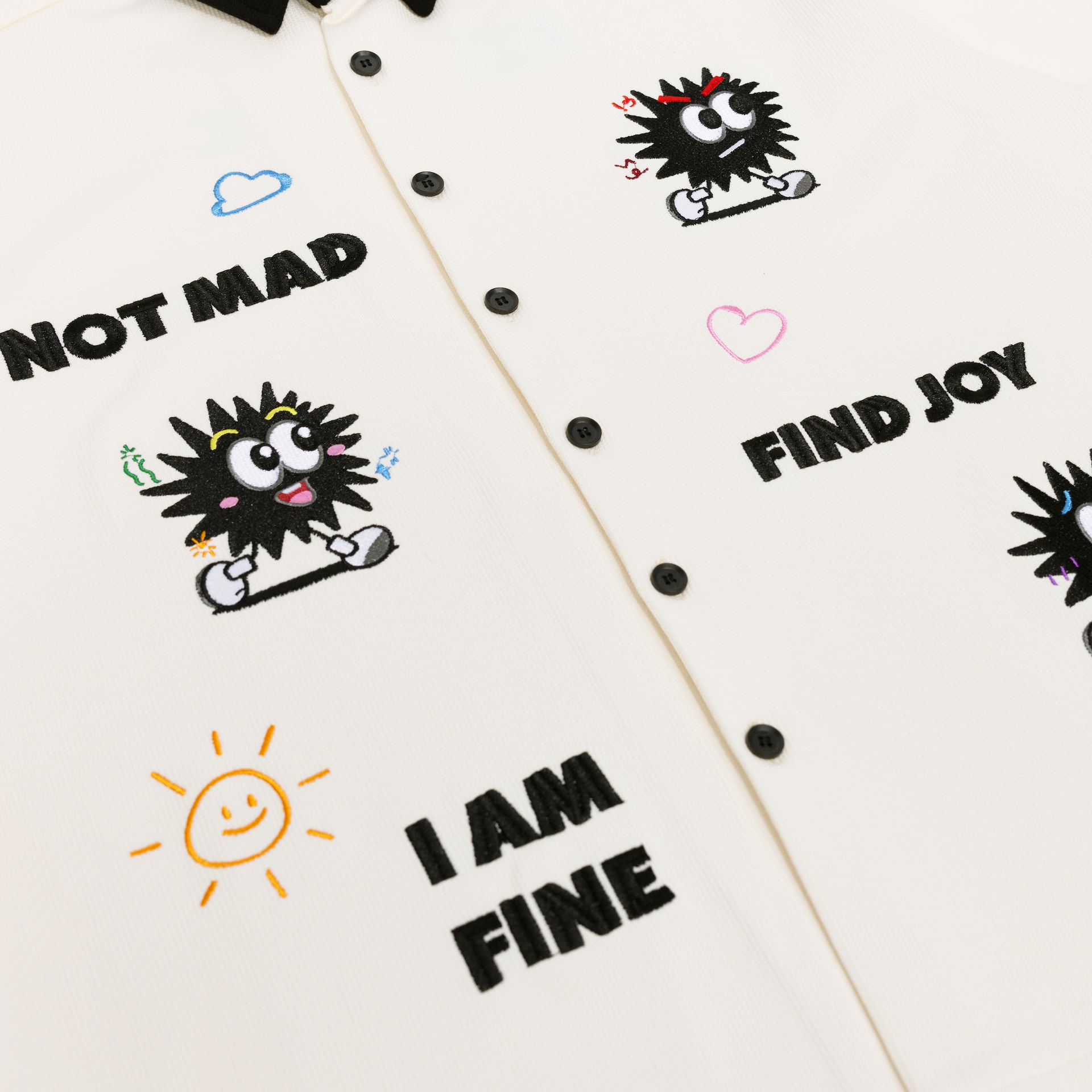 KEYNOTE | Emocean Shirt Cream - SWAGANZ