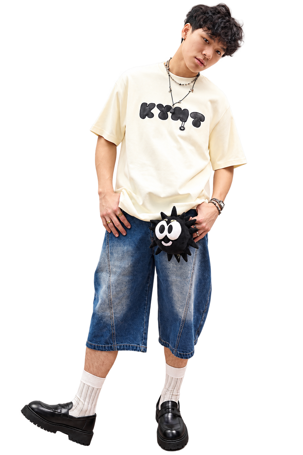 Asphalt Tee Cream front