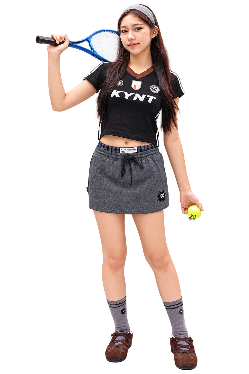Slim Fit Top Black front