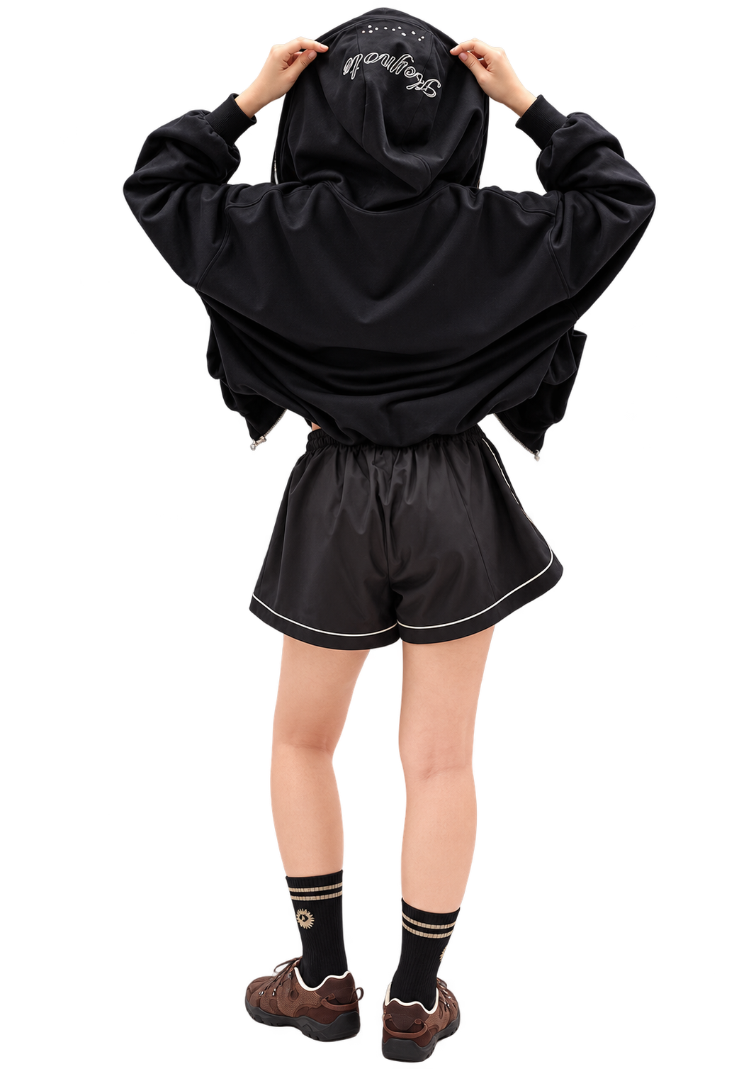 Duo-Zip Jacket Black back