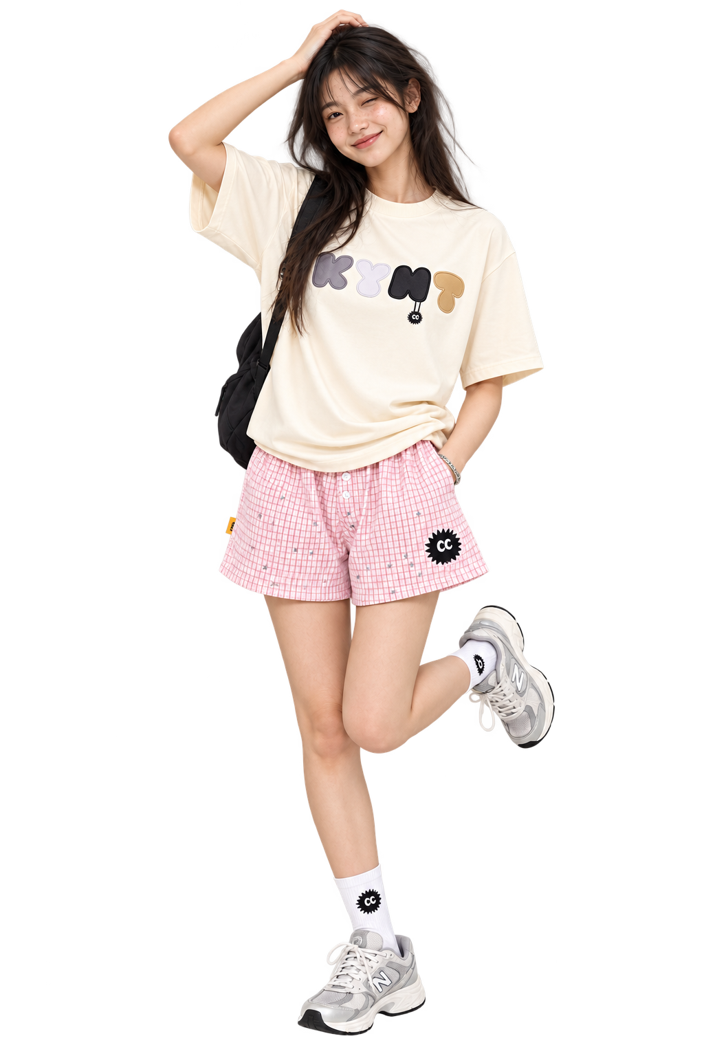 Asphalt Tee Cream front