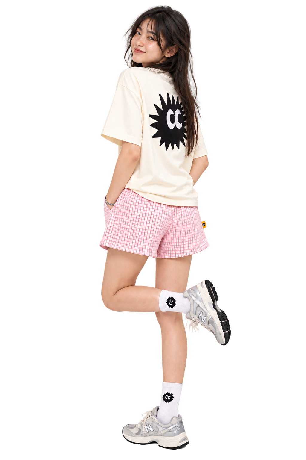 Asphalt Tee Cream back