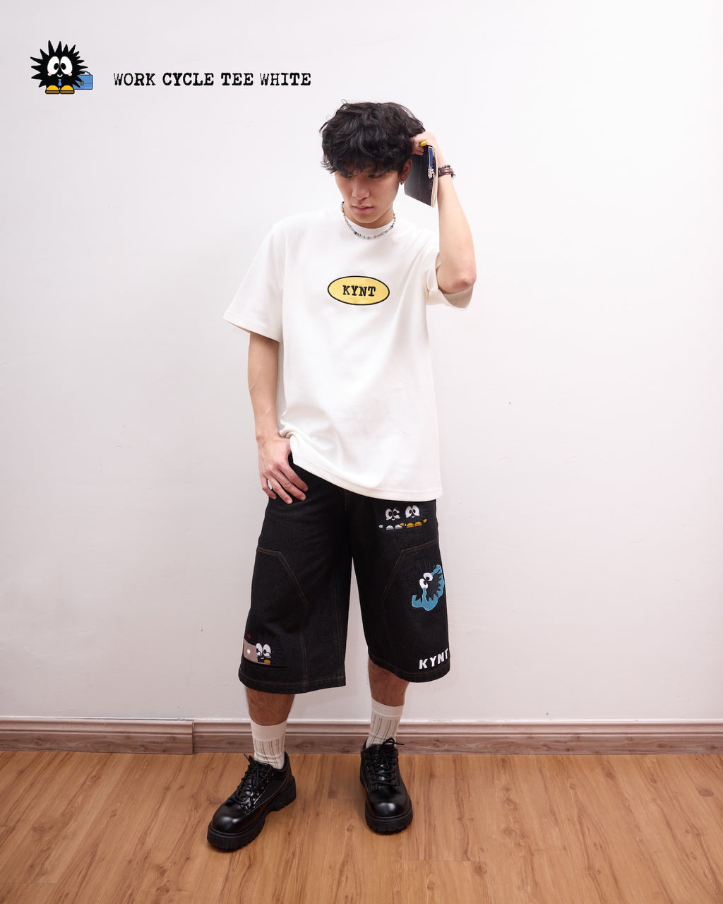 Work Cycle Tee White