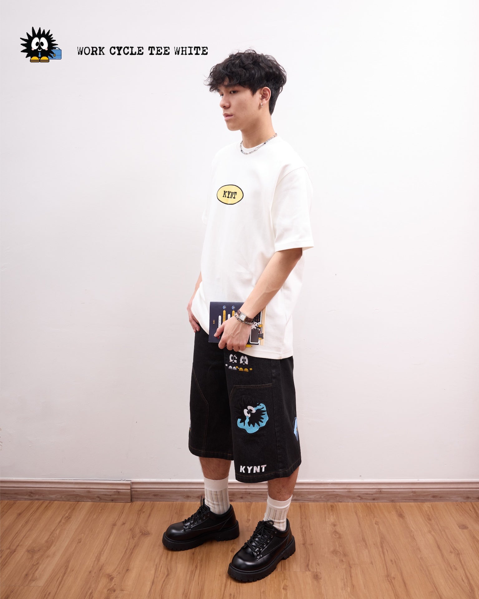 Work Cycle Tee White