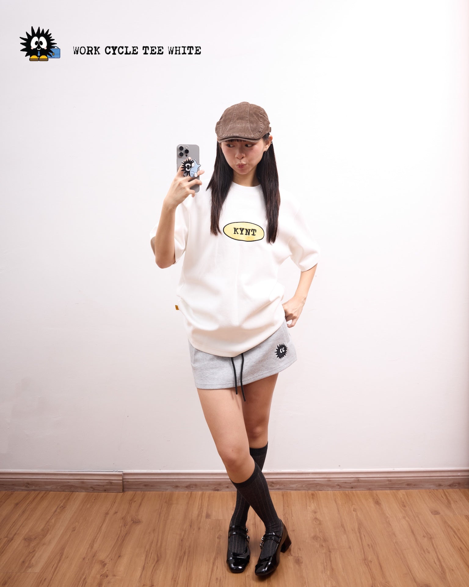 Work Cycle Tee White