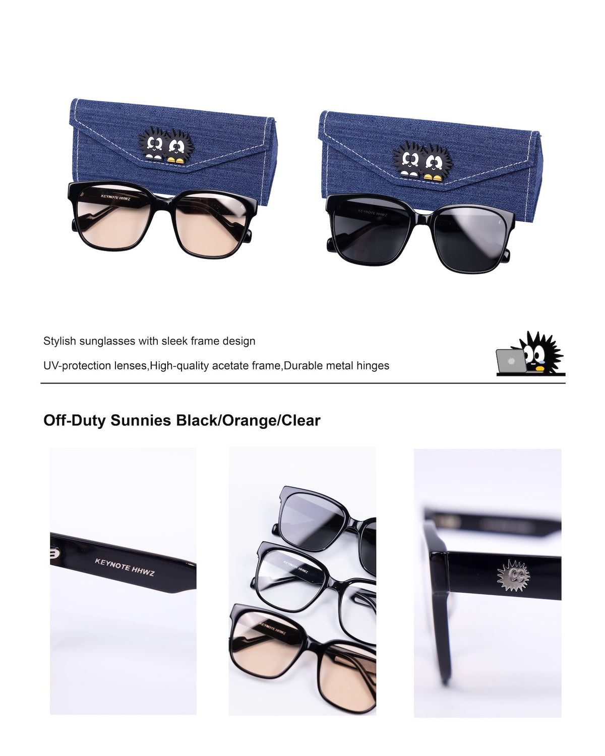 KEYNOTE | Workaholic Off-Duty Sunnies Black