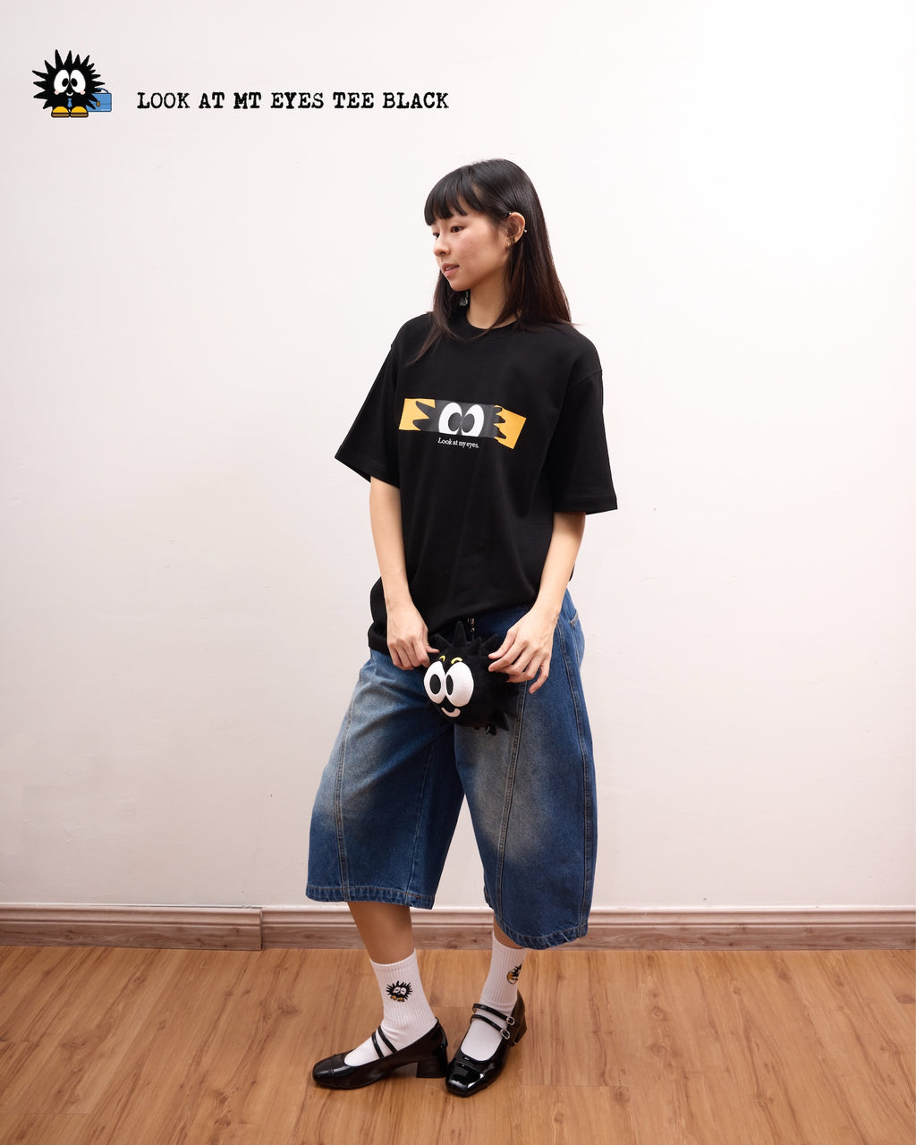 Look At My Eyes Tee Black