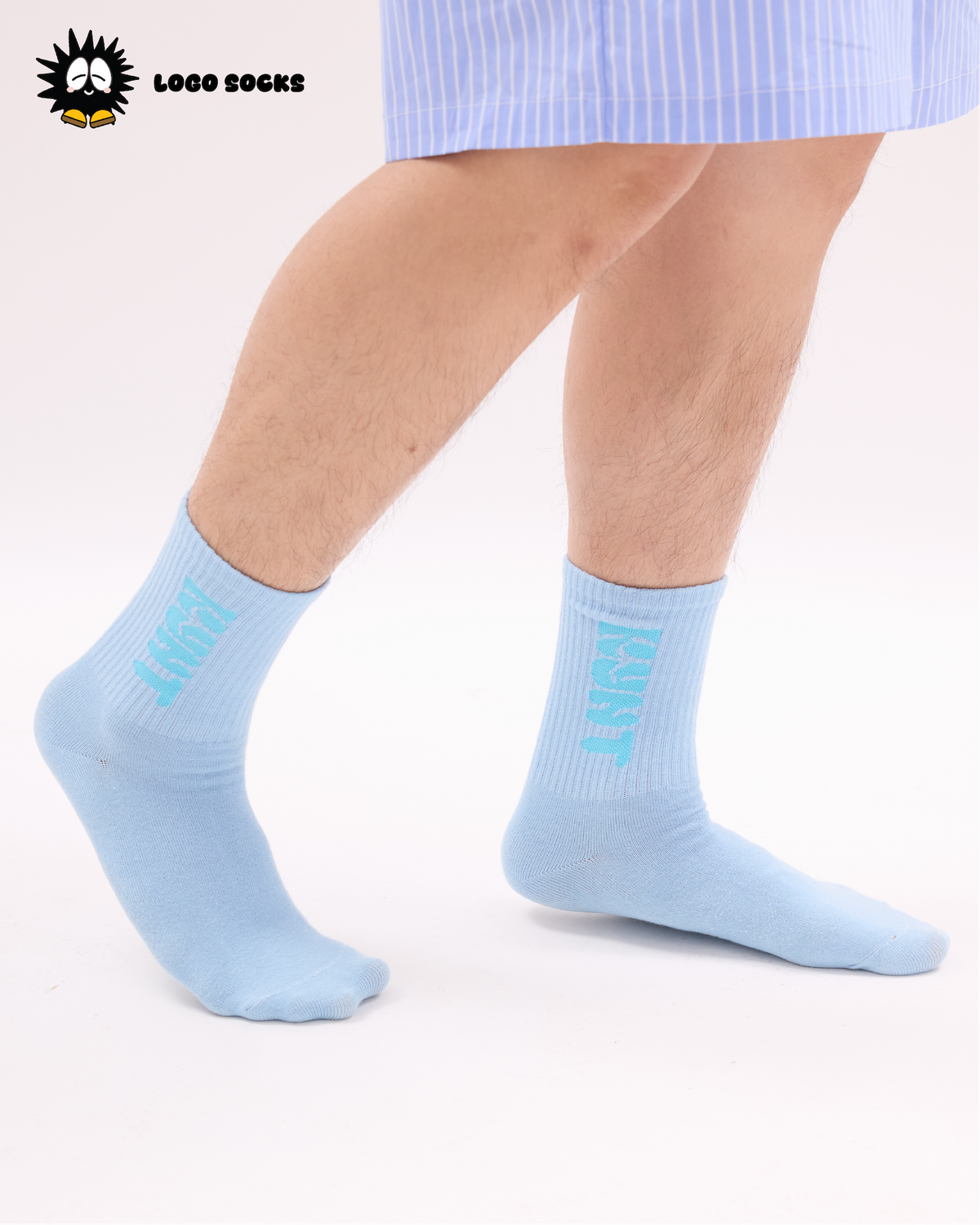 KEYNOTE | Logo Socks Blue - SWAGANZ