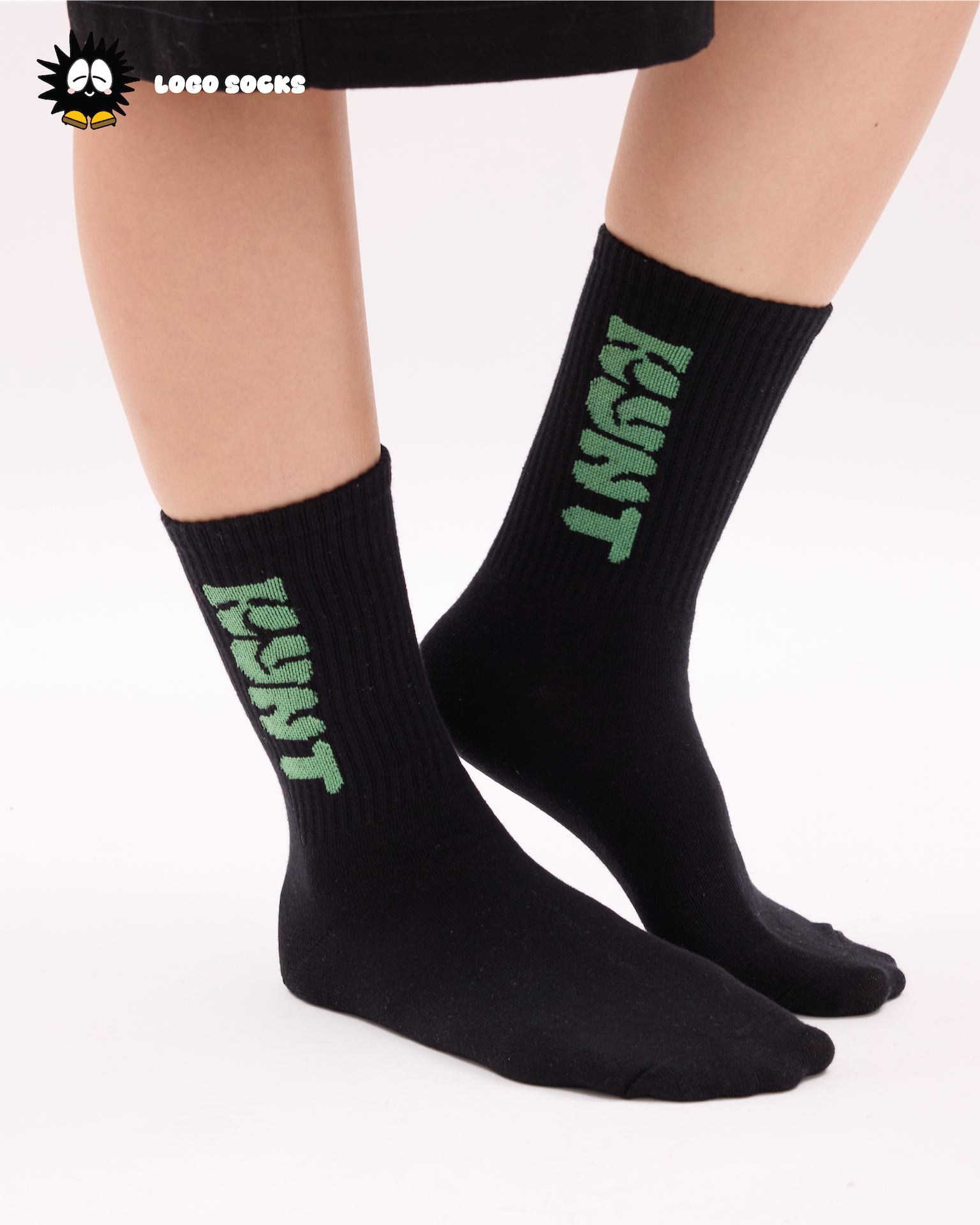 KEYNOTE | Logo Socks Black - SWAGANZ