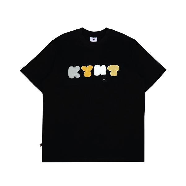 Asphalt Tee Black flat front