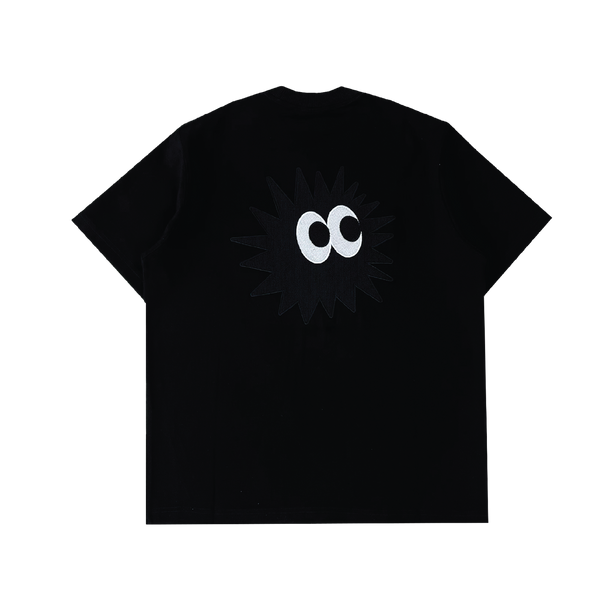 Asphalt Tee Black flat back