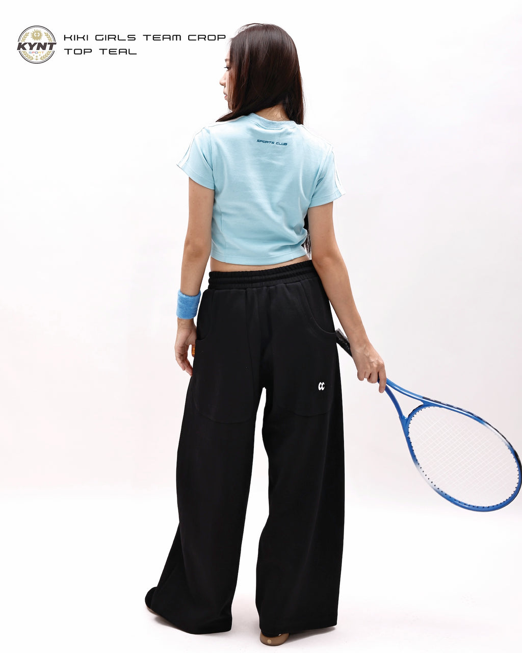 Kiki Girls Team Crop Top Teal
