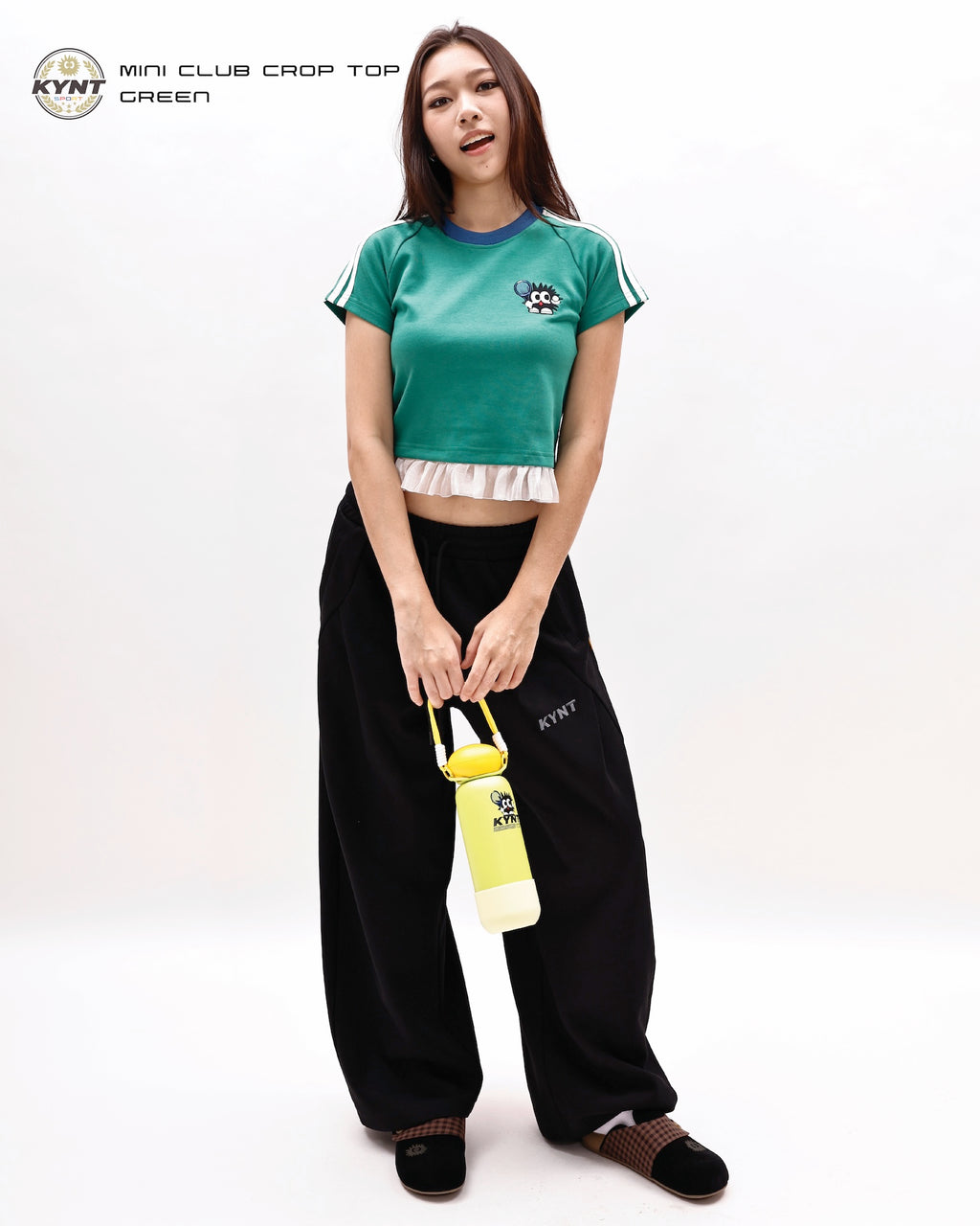 Mini Club Crop Top Green