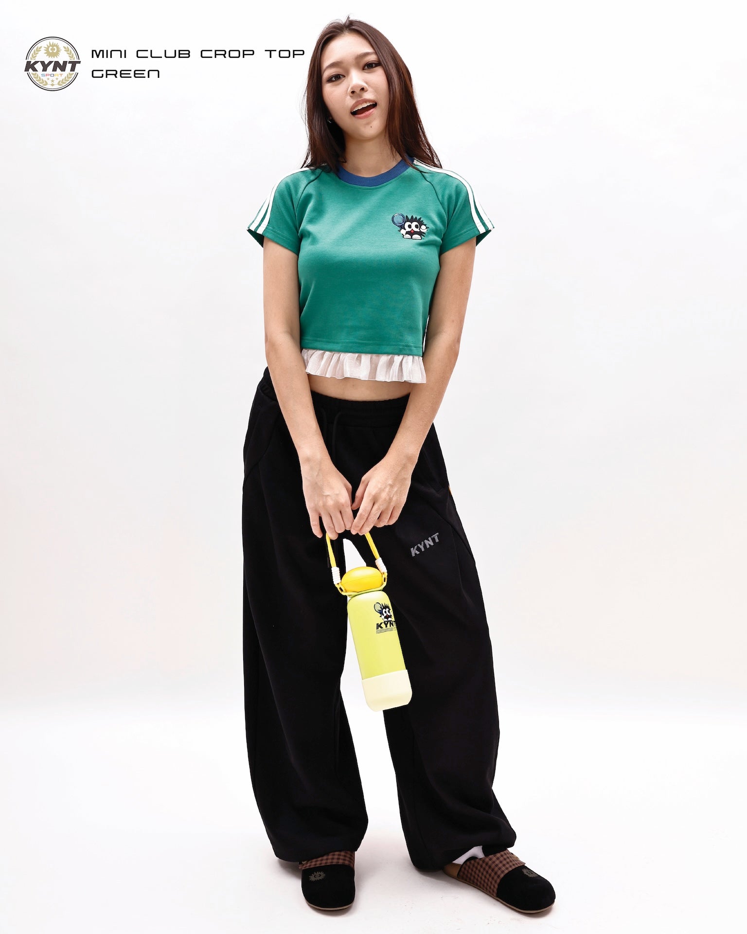 Mini Club Crop Top Green