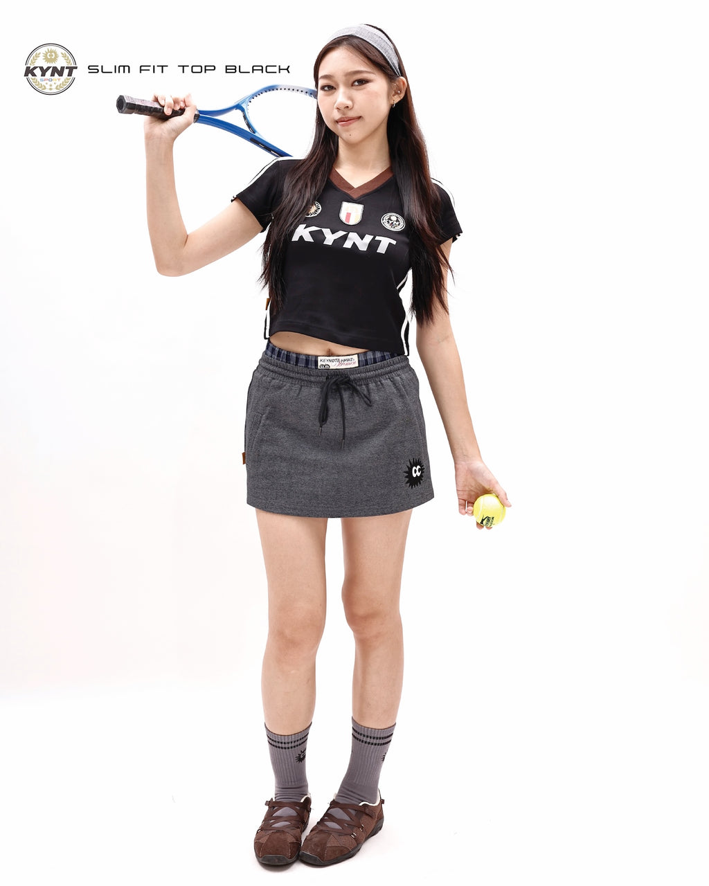 Slim Fit Top Black