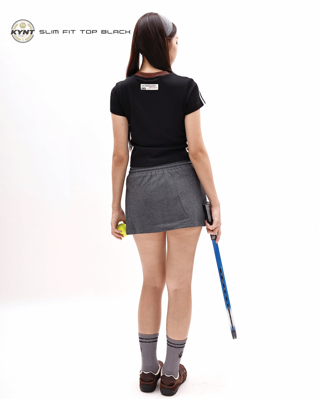 Slim Fit Top Black