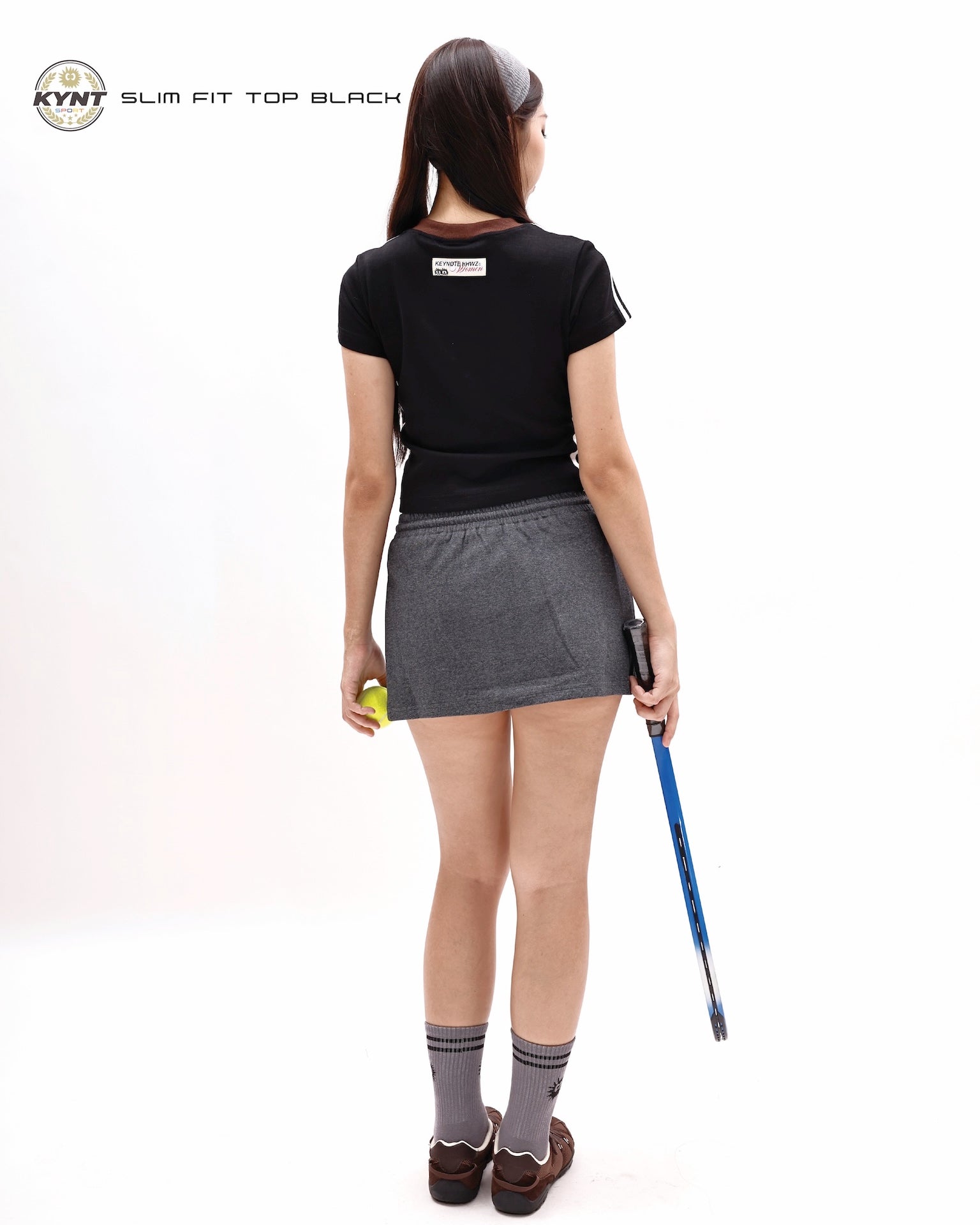 Slim Fit Top Black