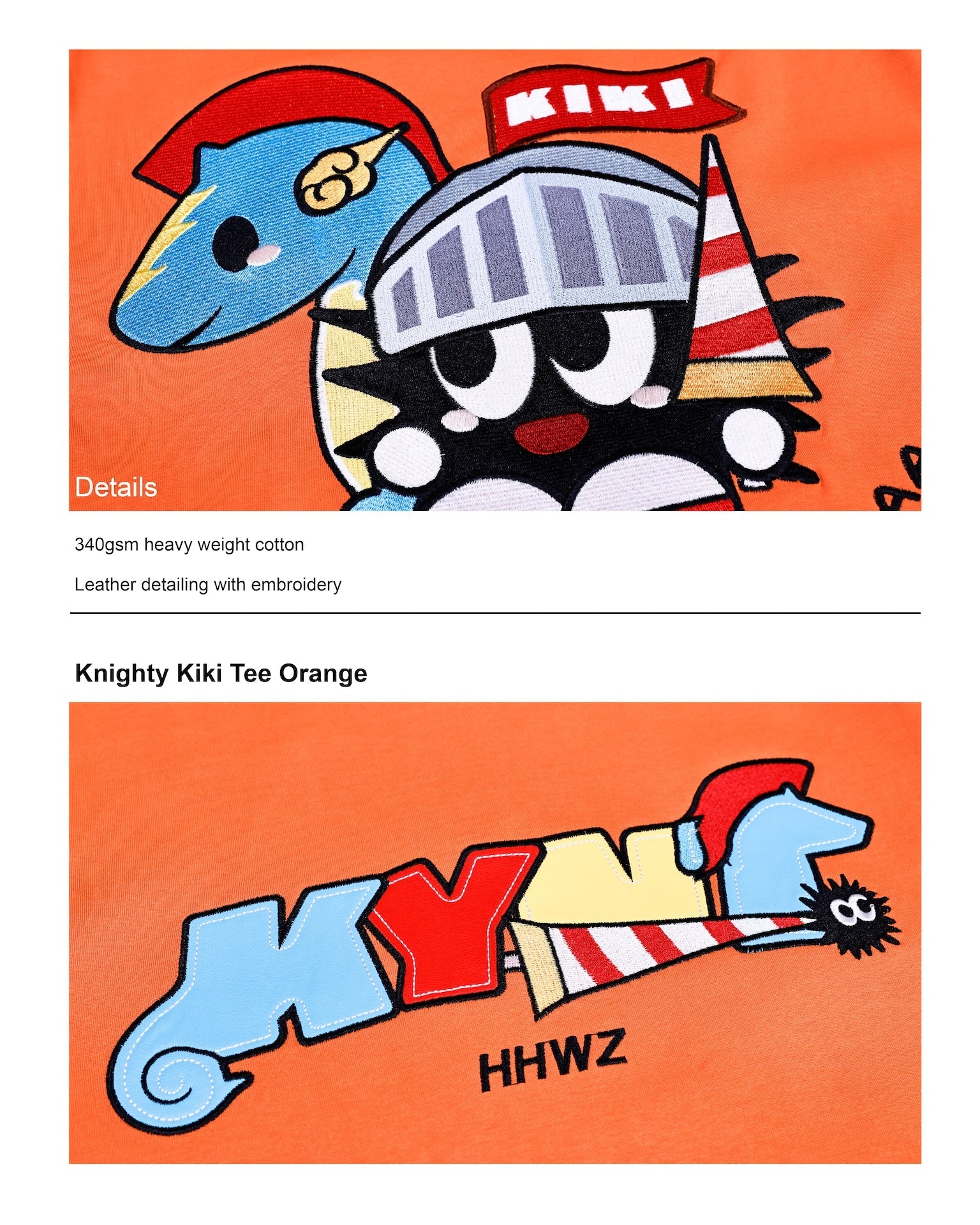 KEYNOTE | Knighty Kiki Tee Orange - SWAGANZ