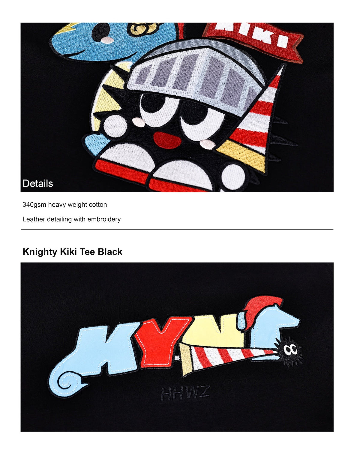 KEYNOTE | Knighty Kiki Tee Black - SWAGANZ