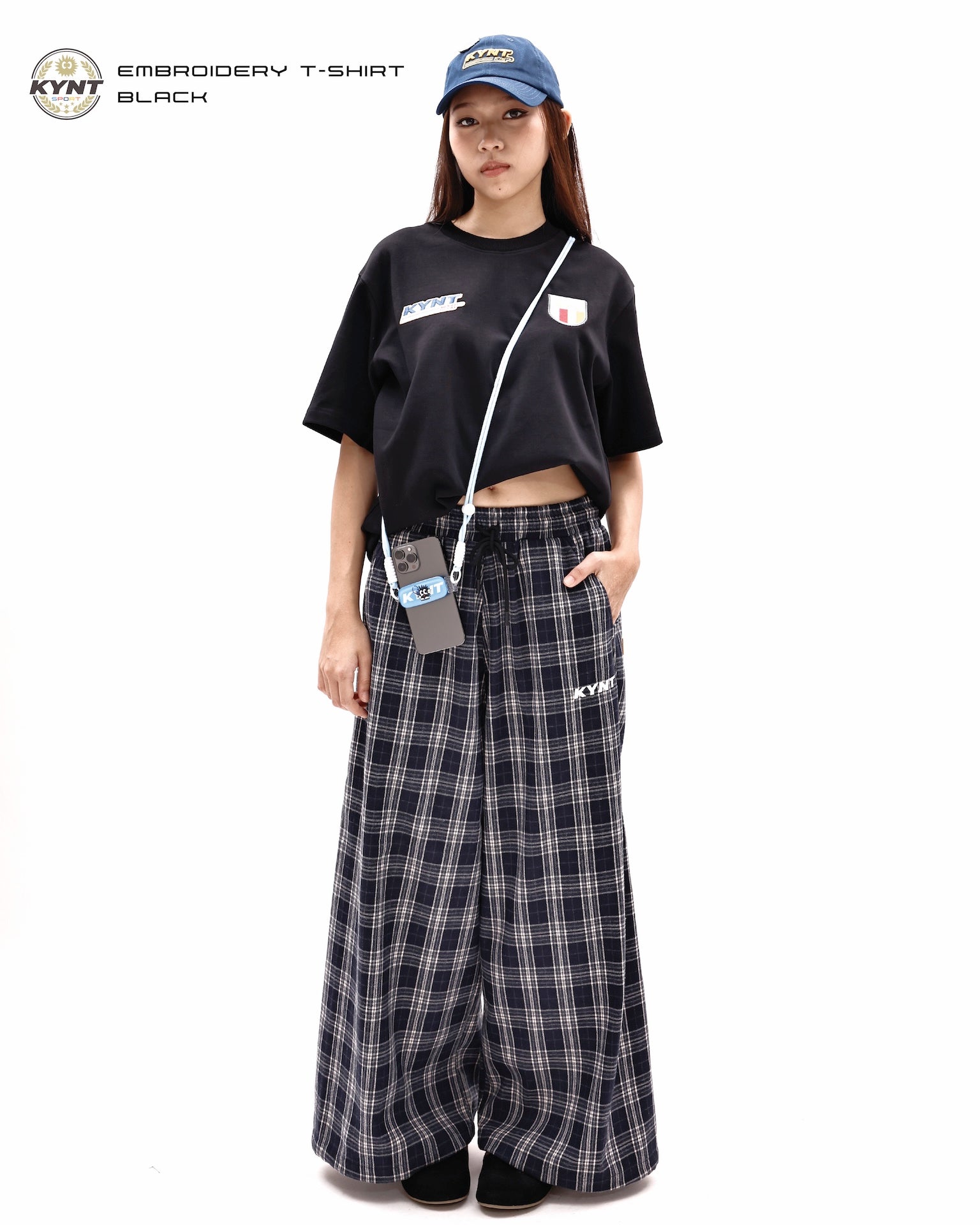 Embroidery T-Shirt Black