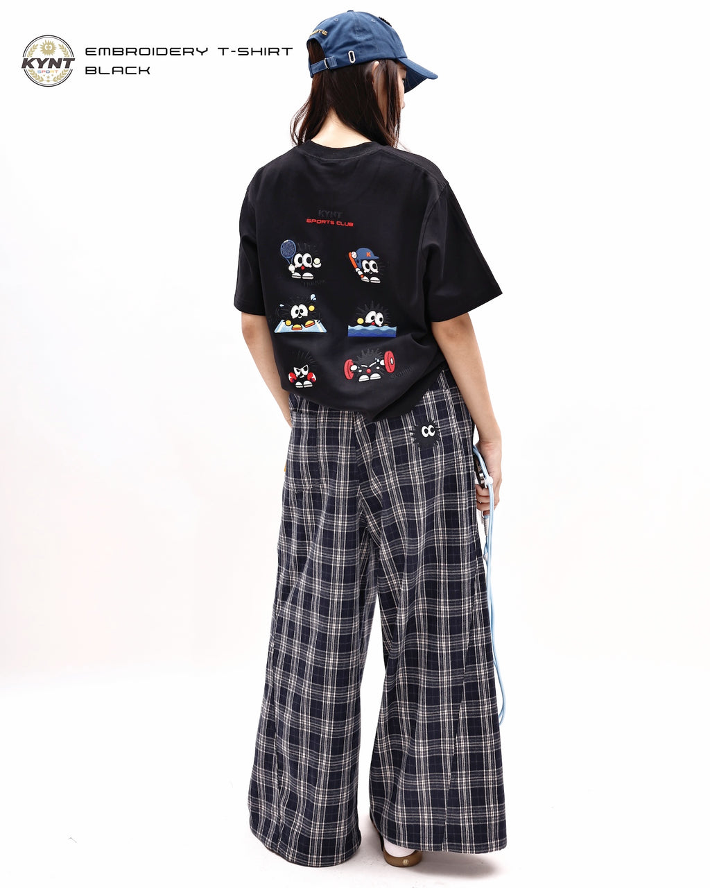 Embroidery T-Shirt Black