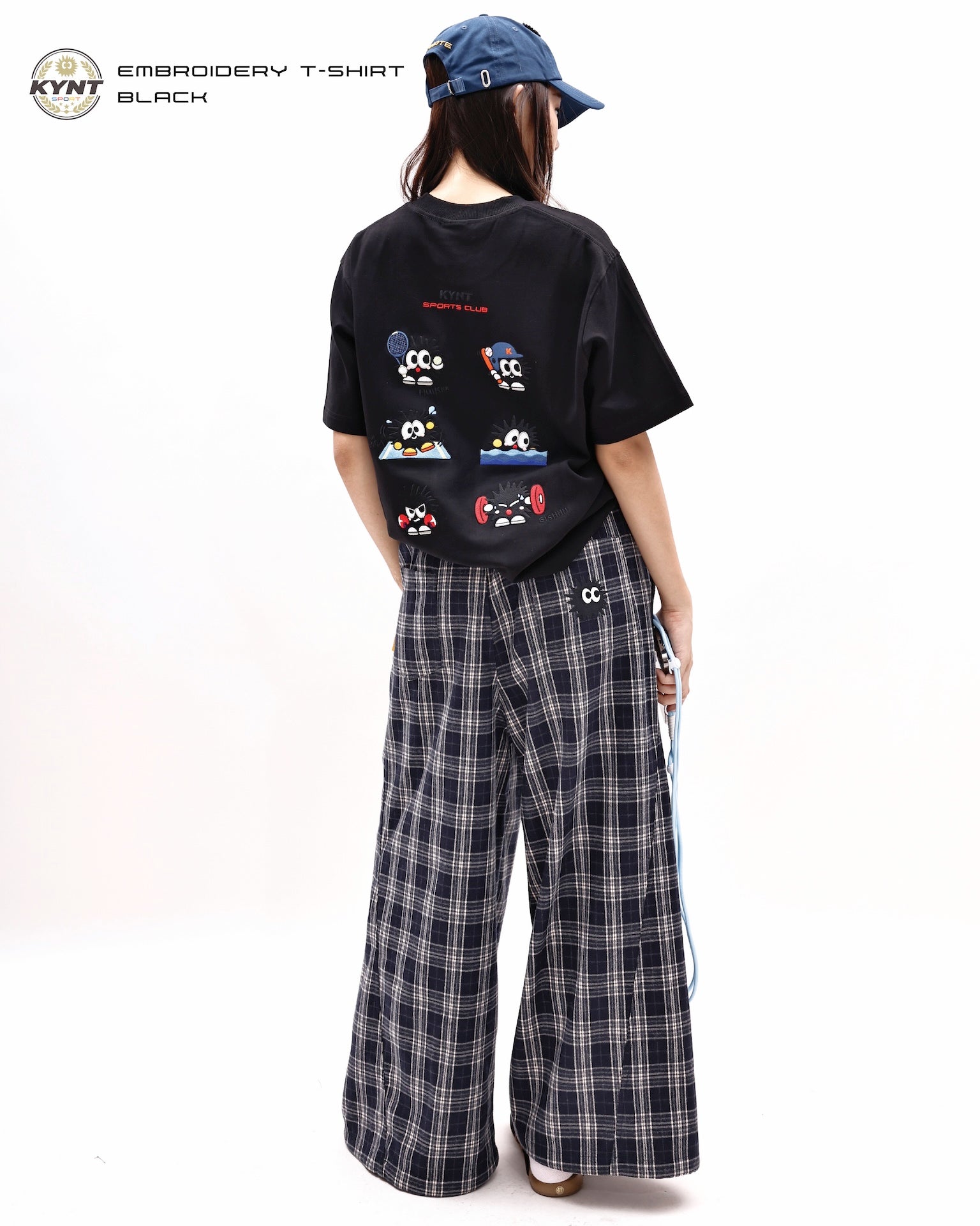 Embroidery T-Shirt Black