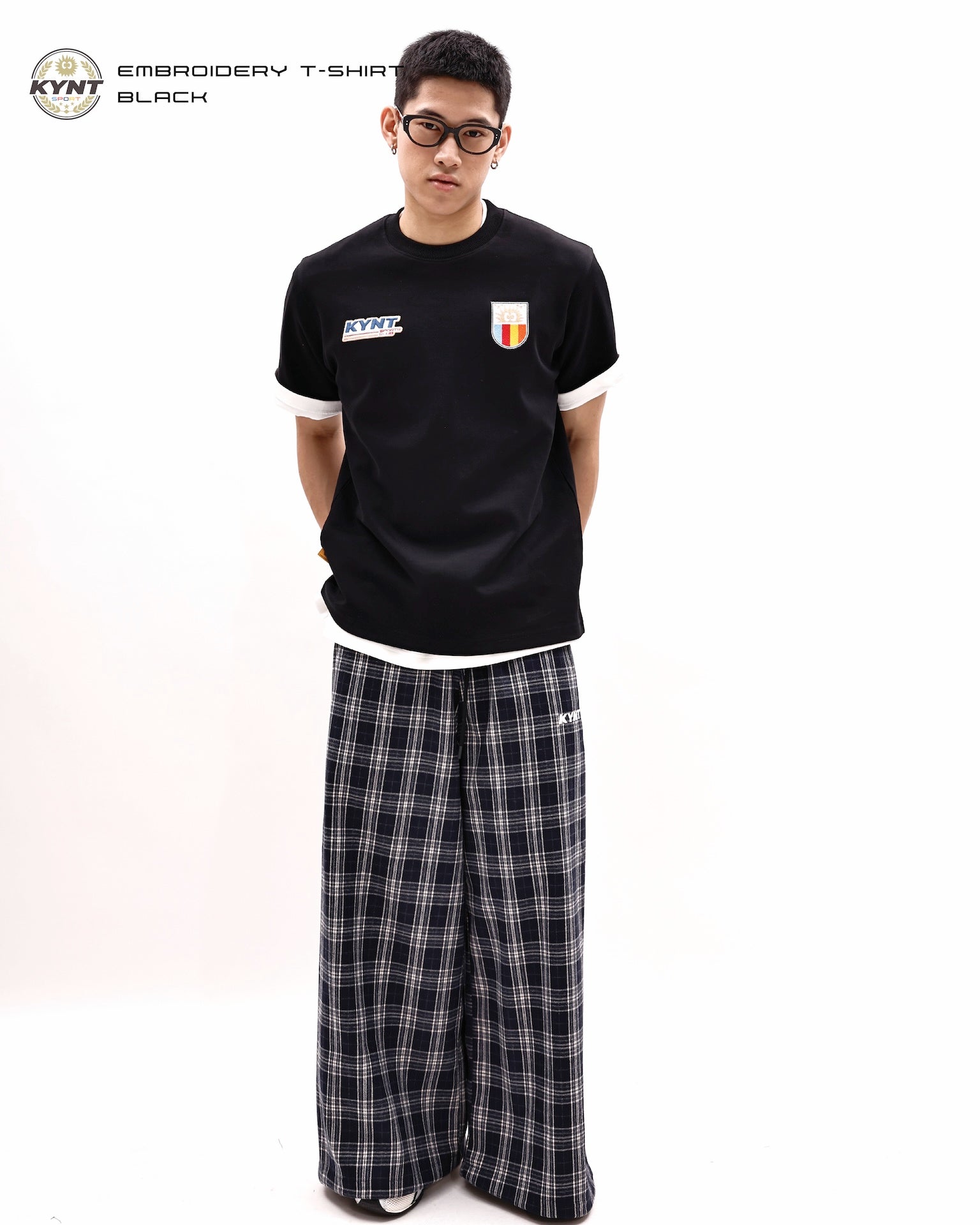 Embroidery T-Shirt Black