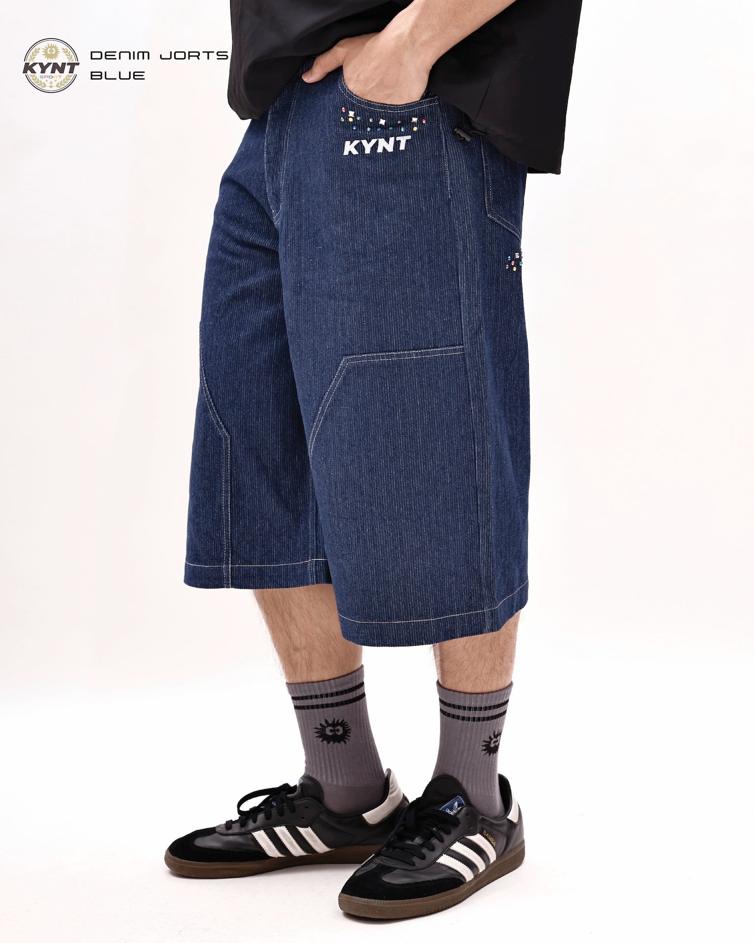 Denim Jorts Blue