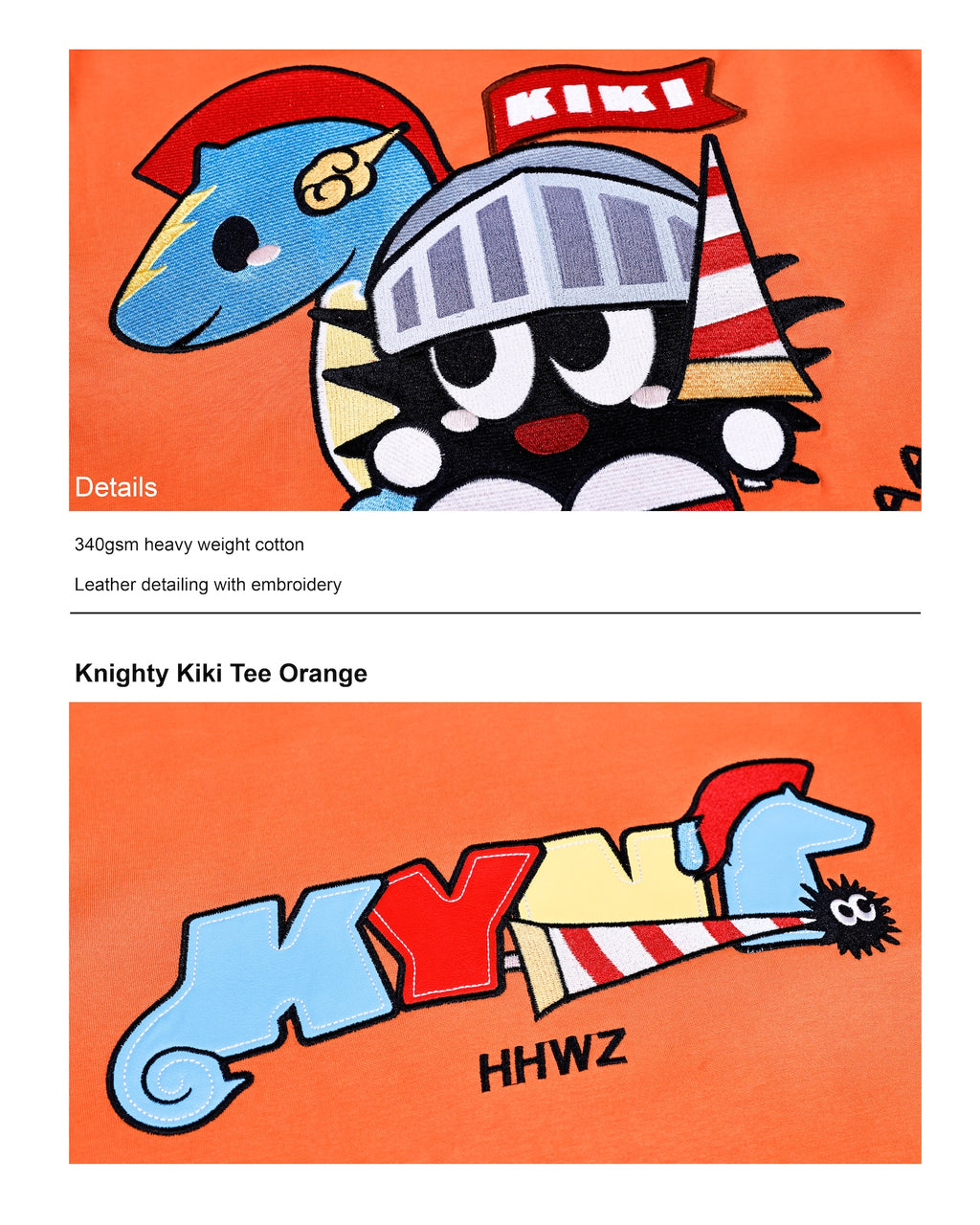 Knighty Kiki Tee Orange
