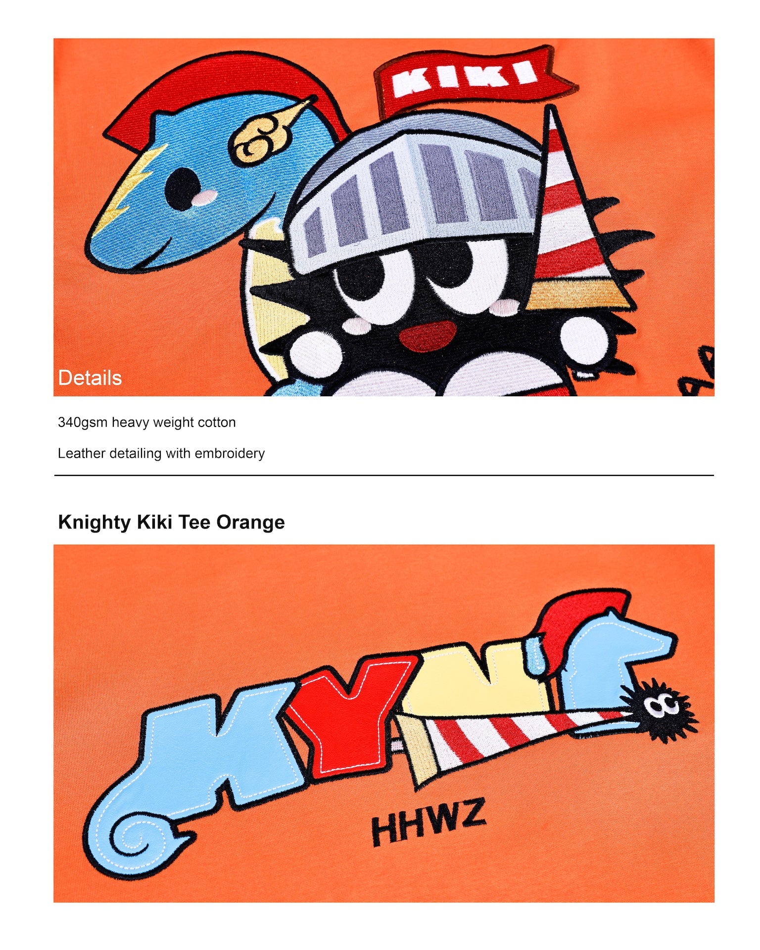 Knighty Kiki Tee Orange