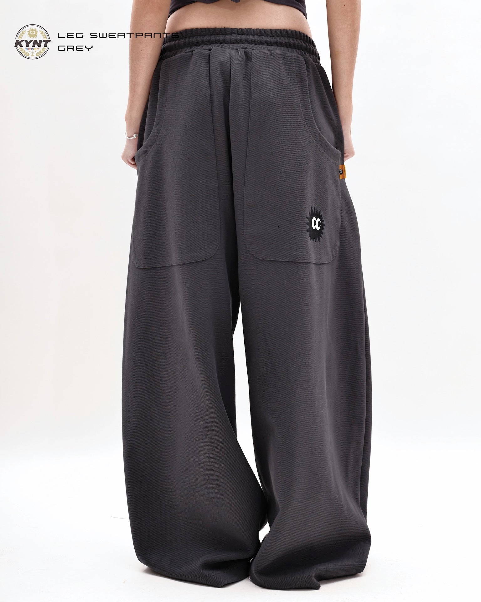 Wide Leg Sweatpants Grey