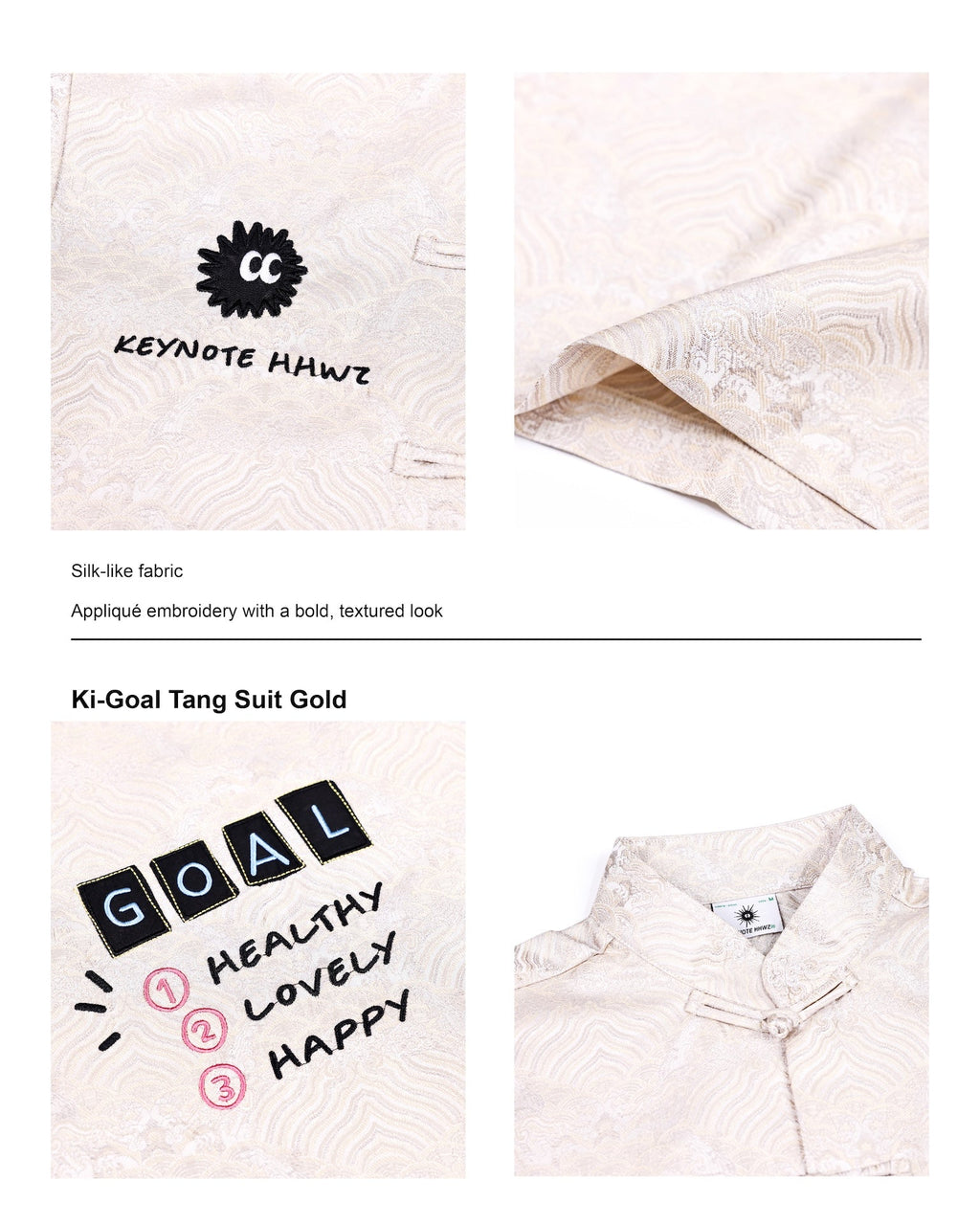 KEYNOTE | Ki-Goal Tang Suit Gold - SWAGANZ