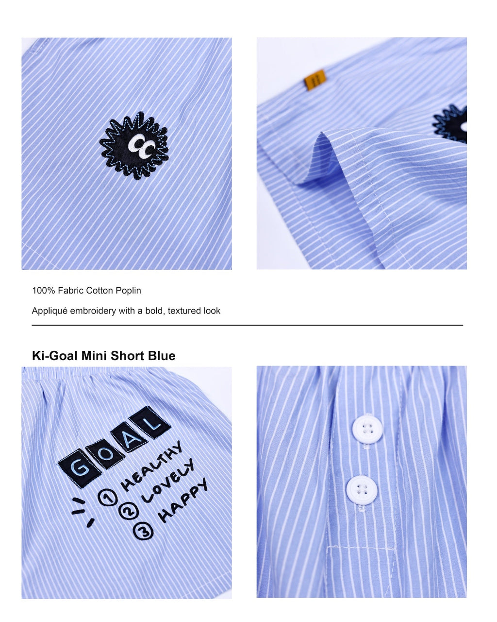 KEYNOTE | Ki-Goal Mini Short Blue - SWAGANZ