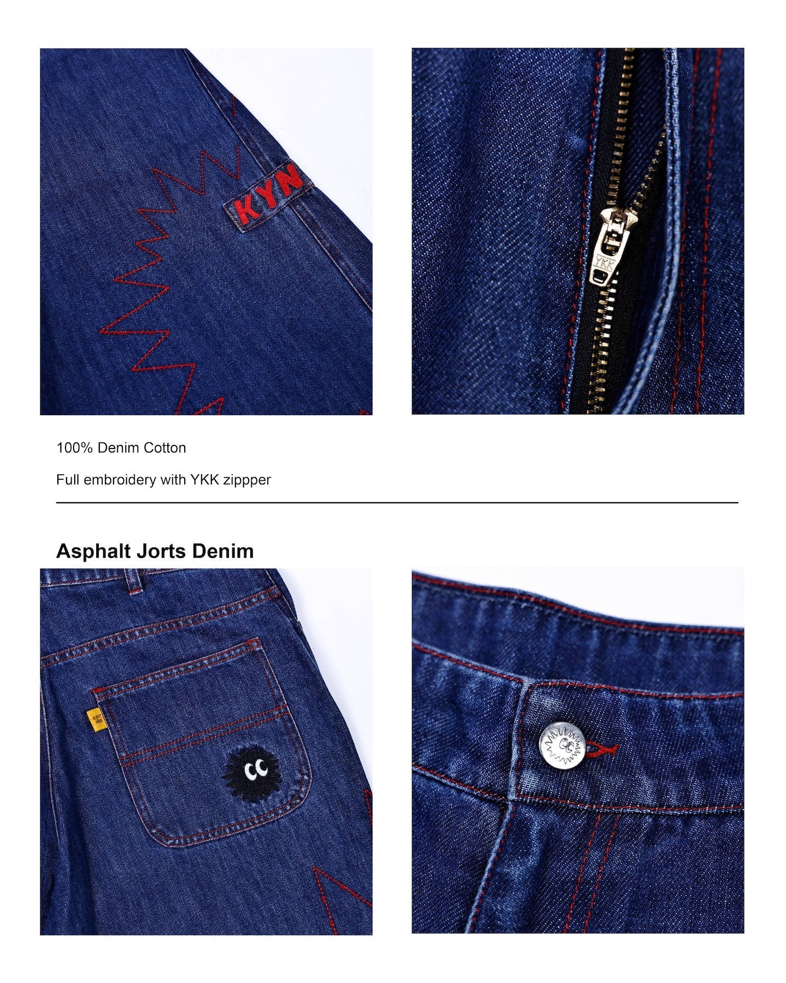 KEYNOTE | Asphalt Jorts Denim - SWAGANZ