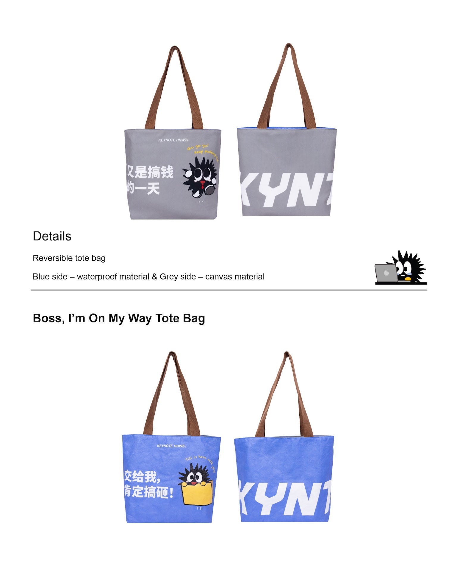 Boss, I‚Äôm On My Way Tote Bag (2 ways)