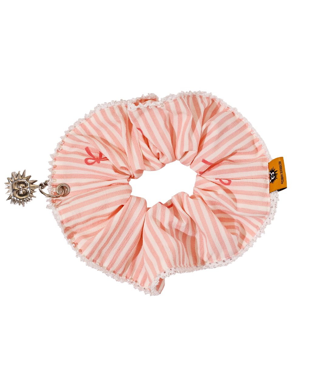 Lace Trim Scrunchie