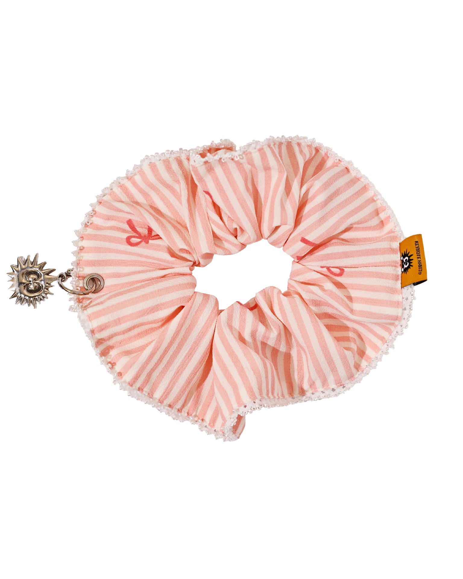 Lace Trim Scrunchie
