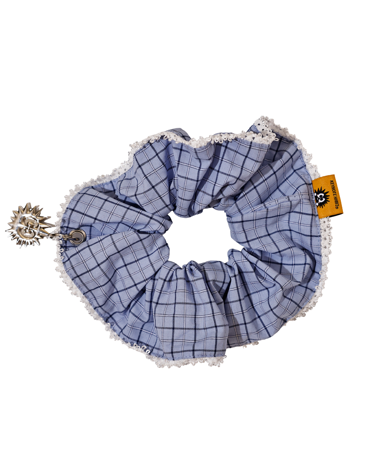 Lace Trim Scrunchie