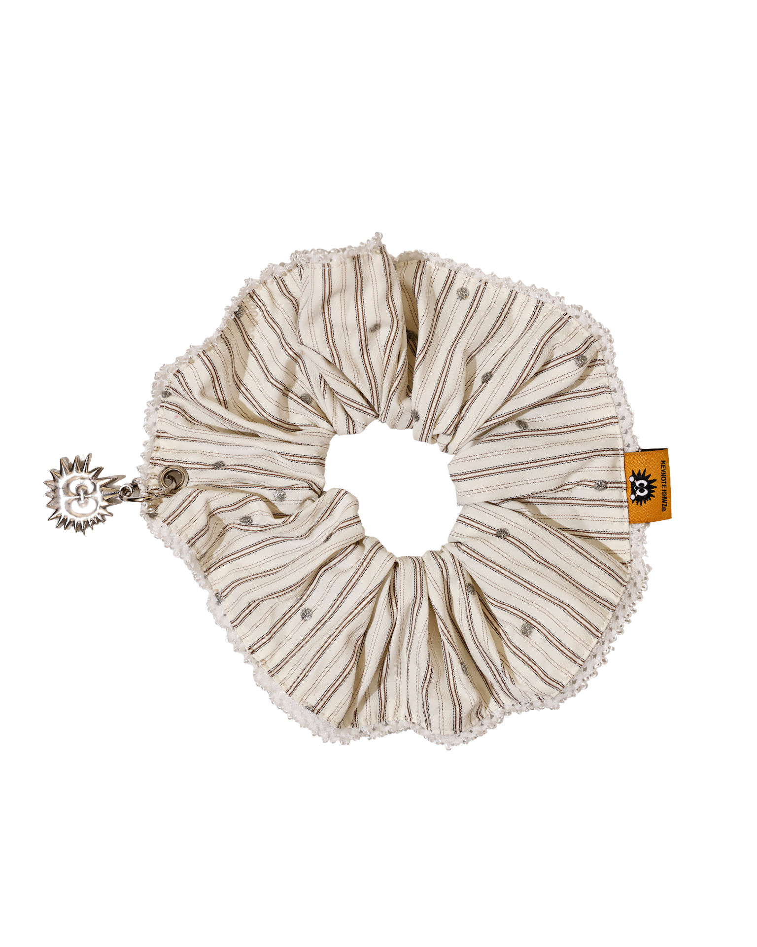 Lace Trim Scrunchie