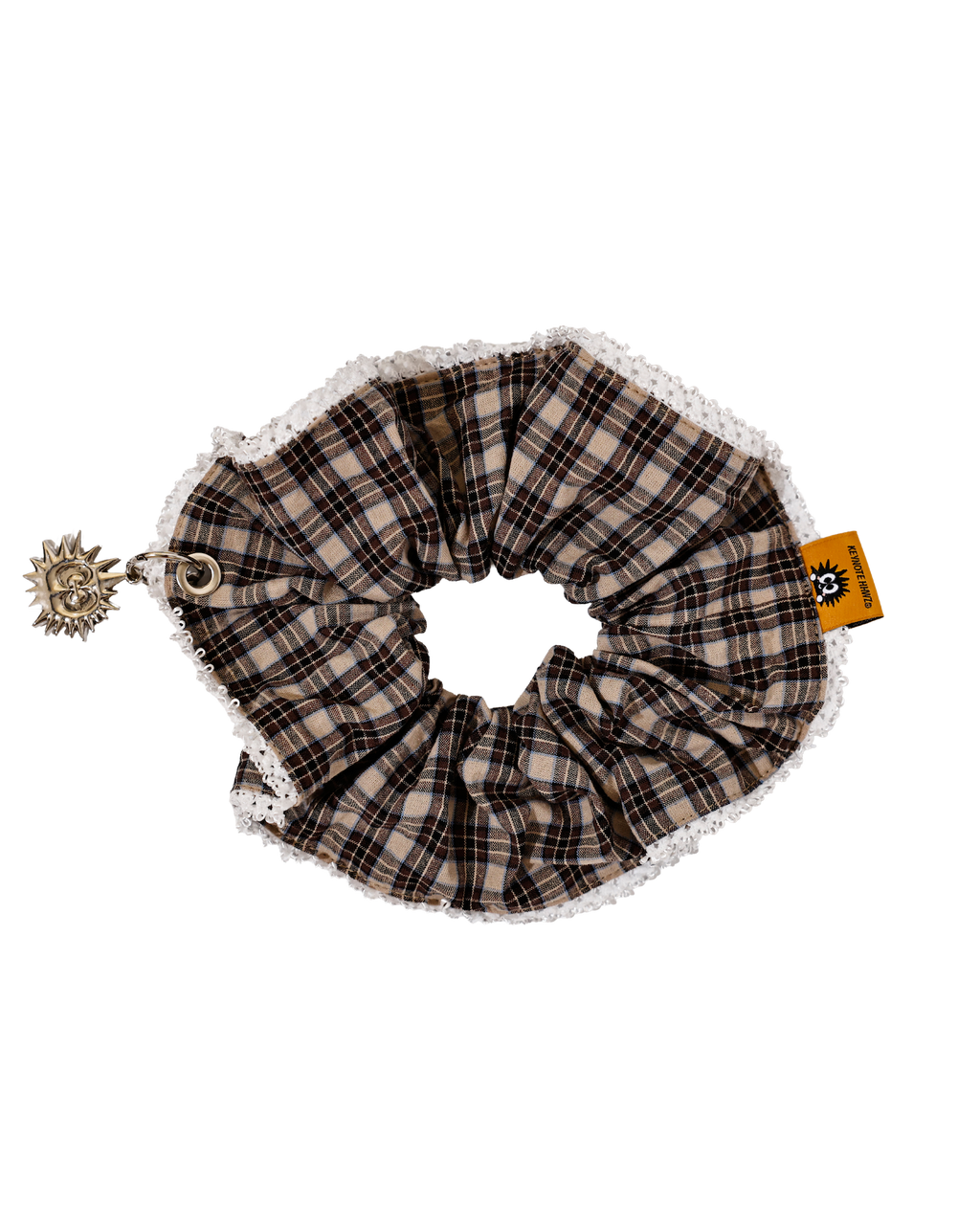 Lace Trim Scrunchie
