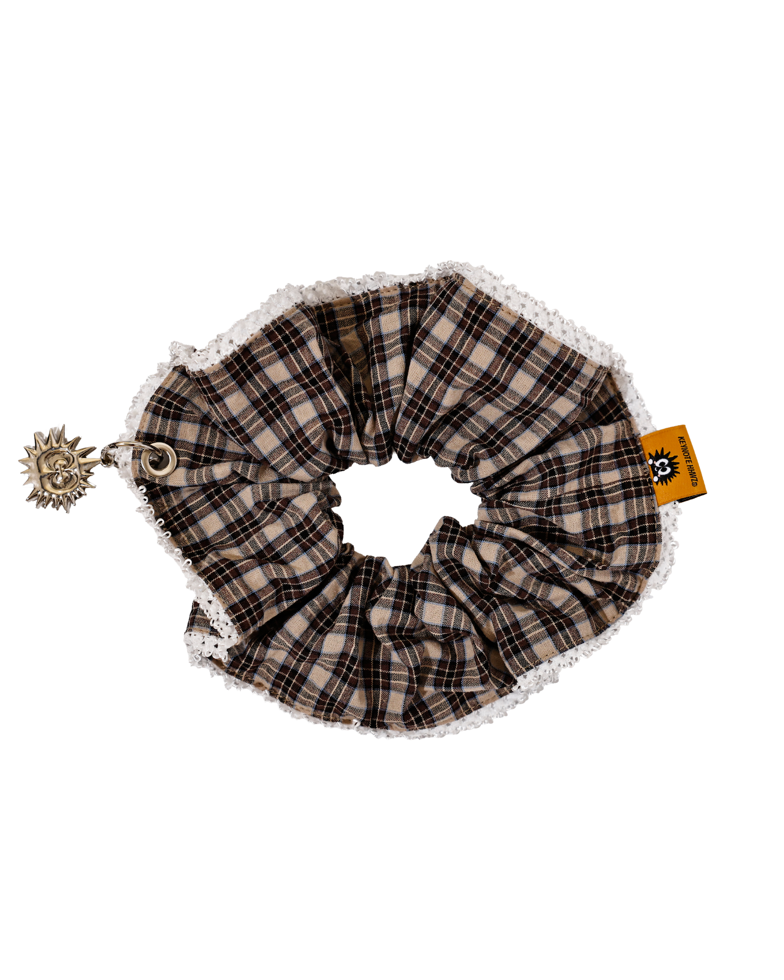 Lace Trim Scrunchie