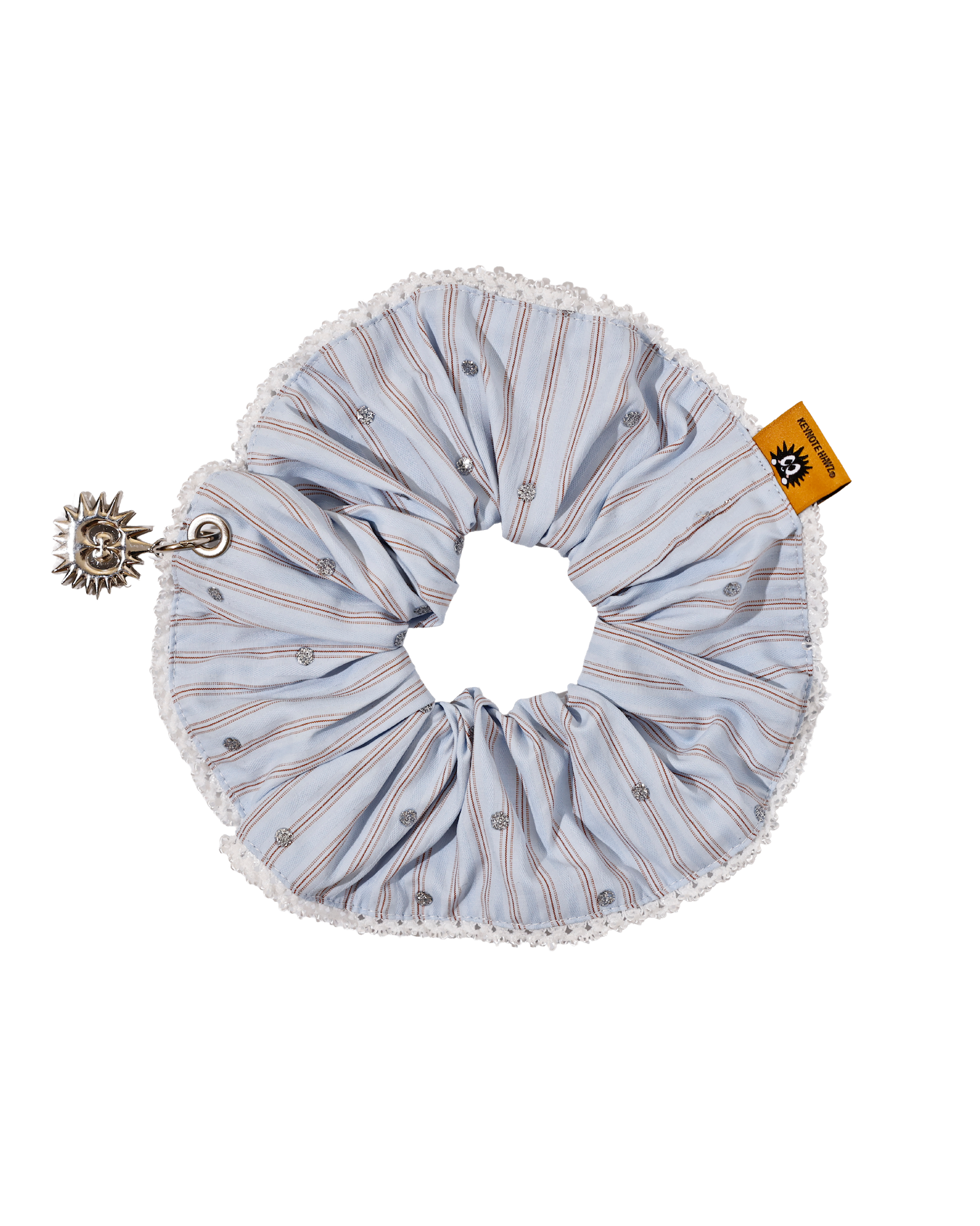 Lace Trim Scrunchie