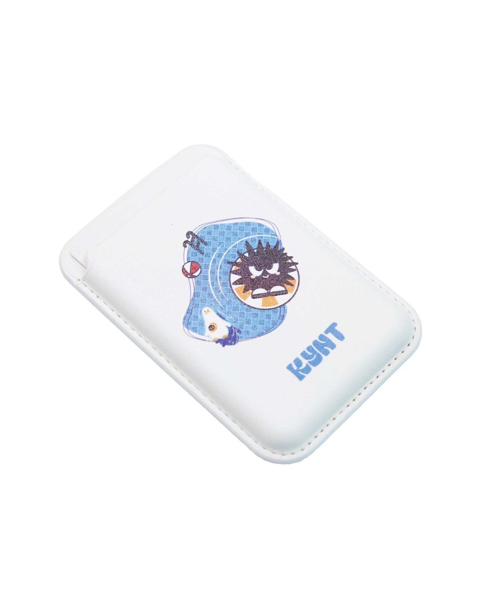 Floting Into Summer Snap-On Wallet White