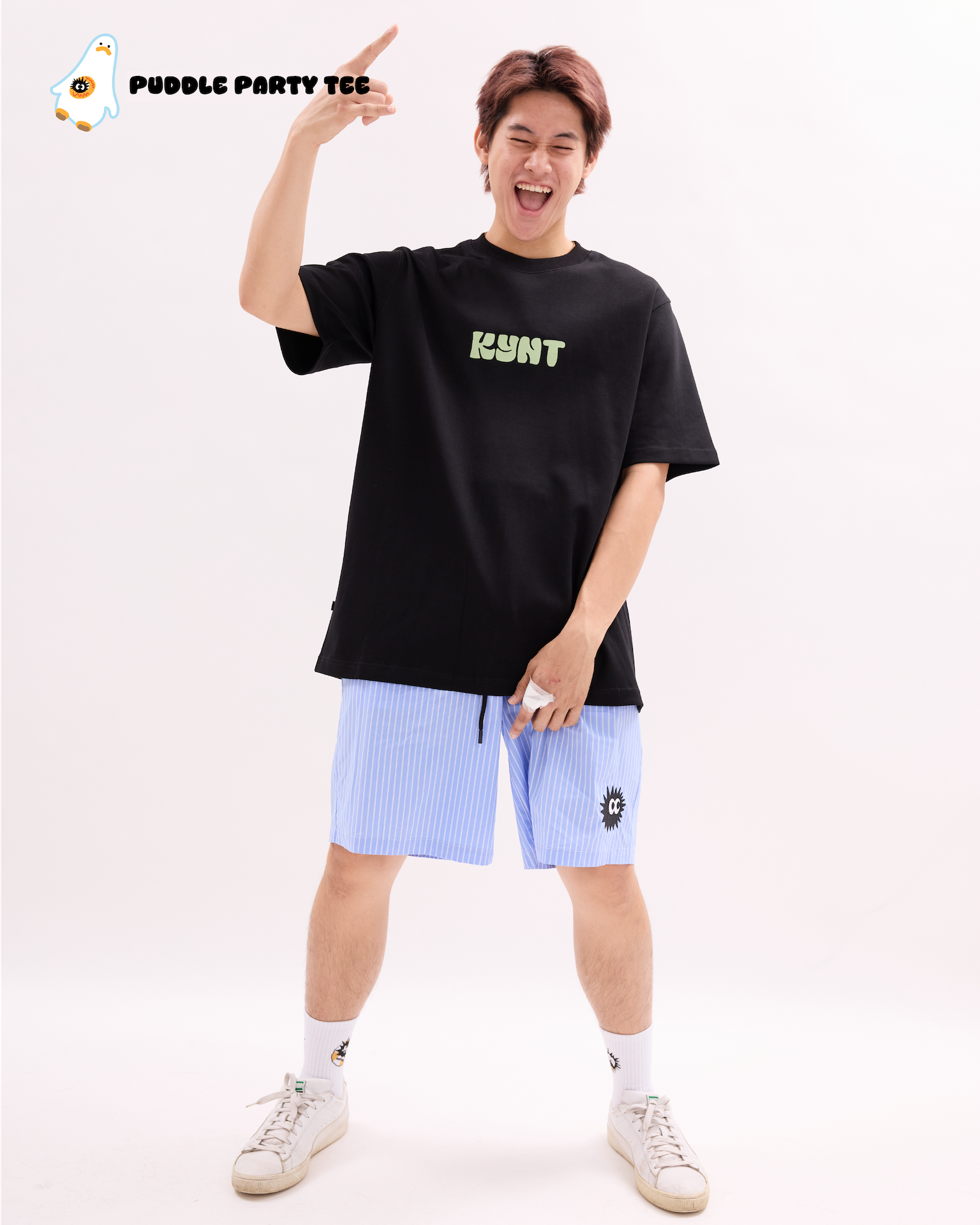 Puddle Party Tee Black